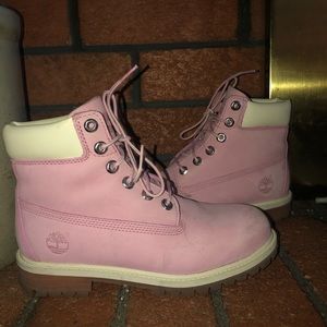 New Baby Pink Timberland Boots